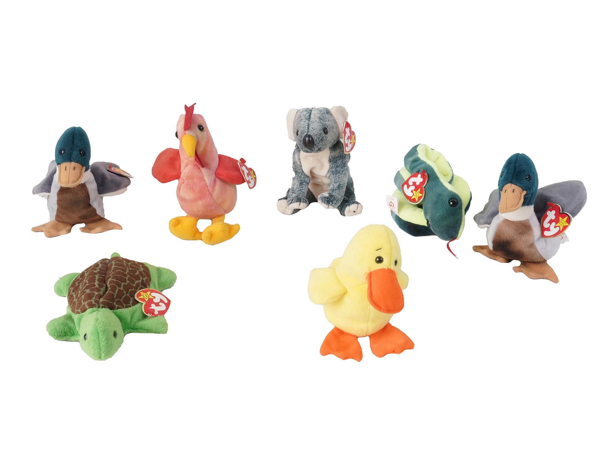 VINTAGE 1990S BEANIE BABY ANIMAL TOYS COLLECTION PIC-4